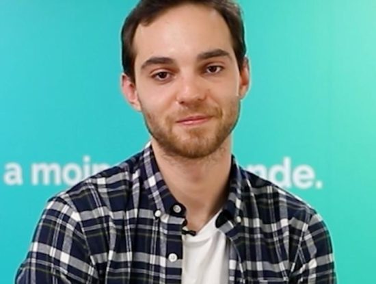 Bruno, étudiant en master environnement